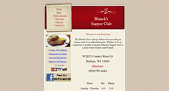 Desktop Screenshot of blanckssupperclub.com